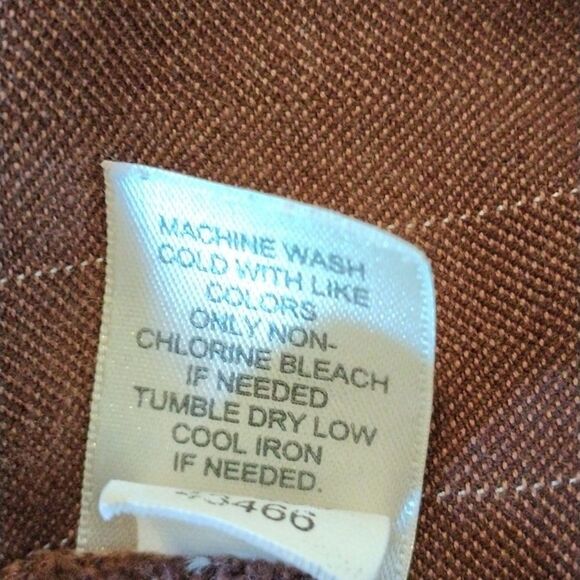 J. Jill Pin Striped Cotton/Linen Blend Skirt - Picture 8 of 9